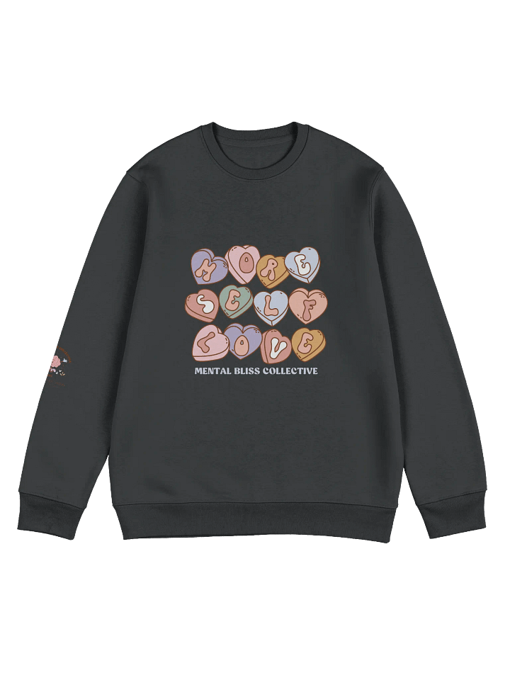 "More Self Love" Eco Sweatshirt - A Reminder to Embrace Yourself Crewneck product image (1)