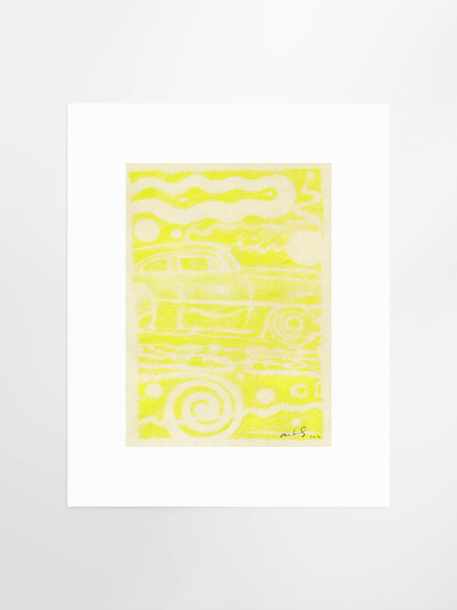 Custom Car (Yellow) 05.11.91 print product image (2)