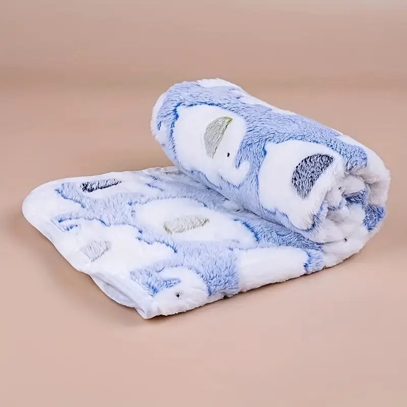 Elephant Soft Fleece Dog Blanket – Plush, Cozy & Cute Pet Throw product image (6)