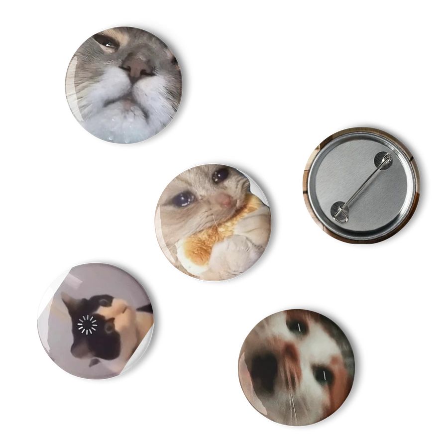 Set of Pin Buttons: Meme Cats 11 product image (4)