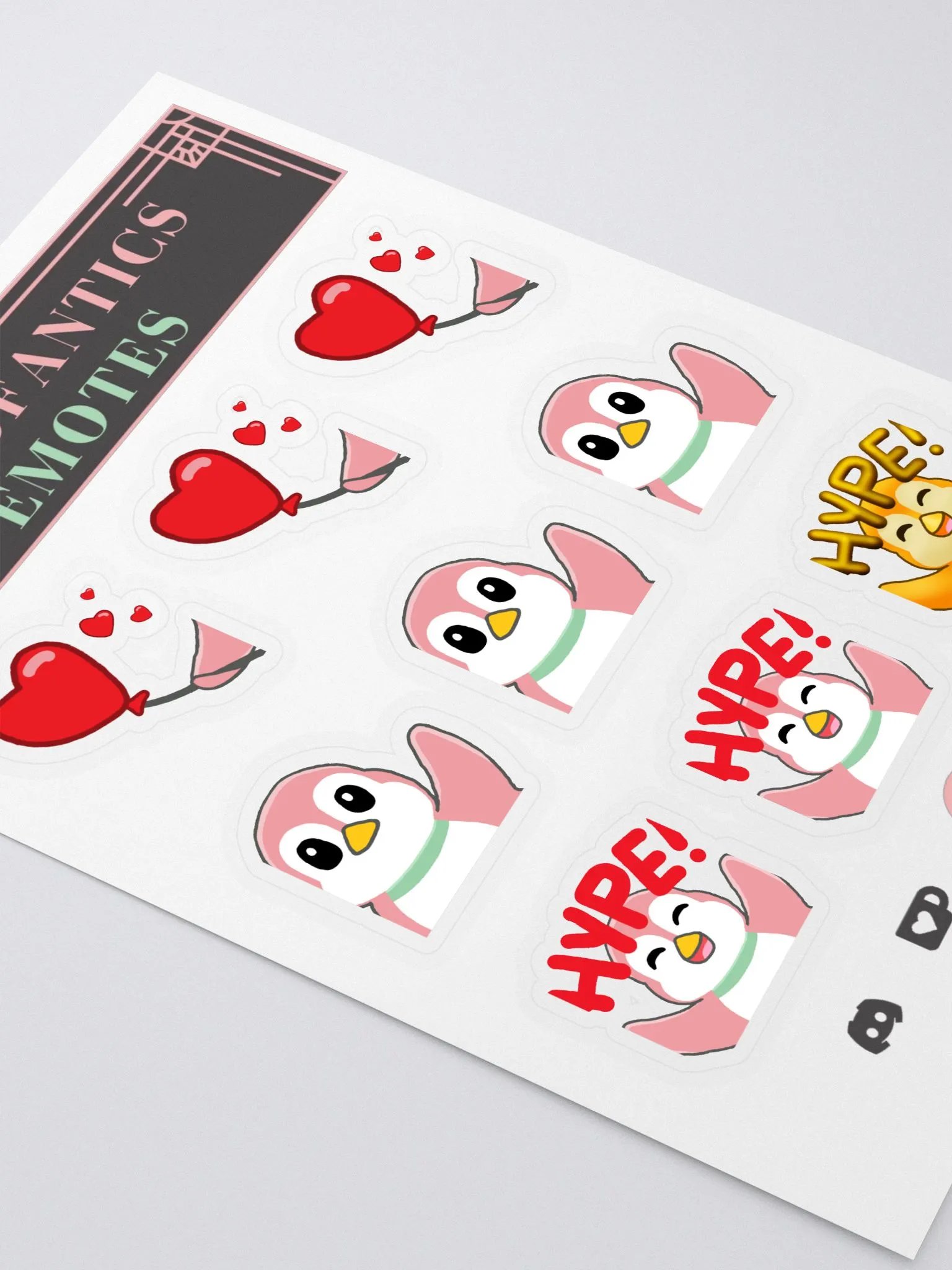 sic- Emote Sticker Set 1 (v1) product image (2)