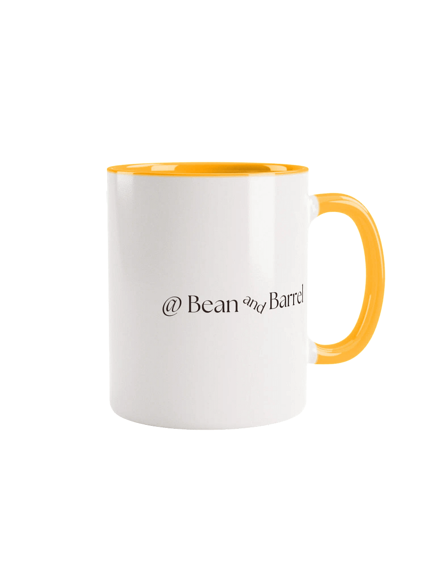 Bean and Barrel White Coffee Mug with Colored Interior product image (3)