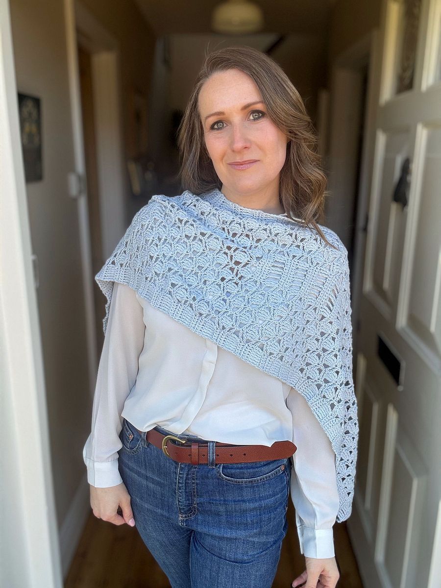 Evelyn Lace Crochet Wrap Pattern PDF product image (4)