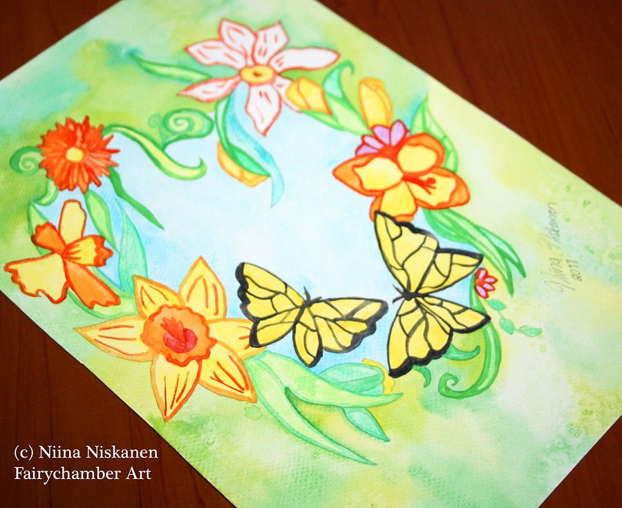 Spring Heart Original Painting product image (3)