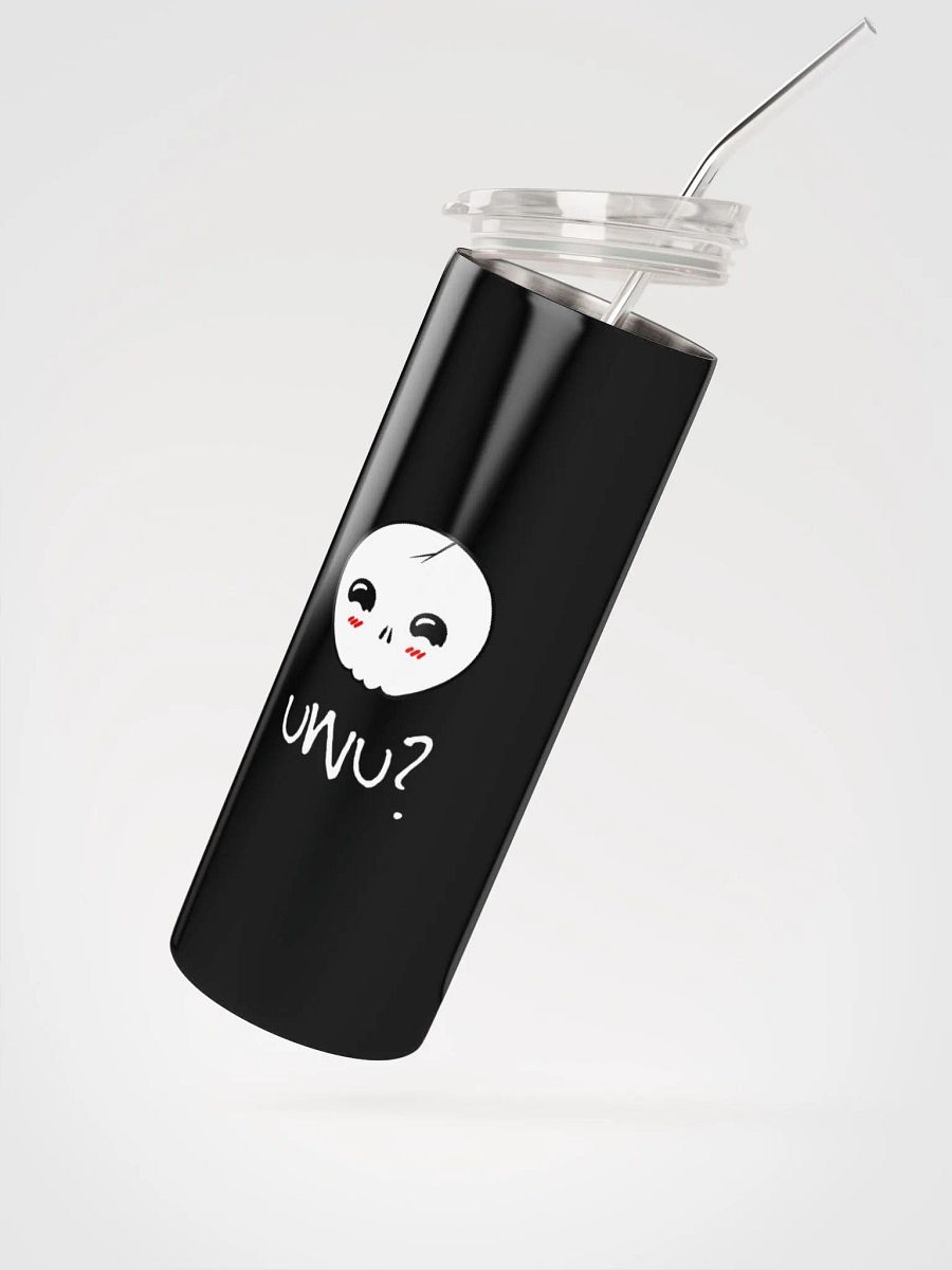 uWu Skull || Stainless Steel Tumbler || Black product image (2)