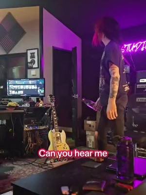 Can you hear me? #musician #musiciansoftiktok #classicrock #orphix #rockband #newmusic #studio 