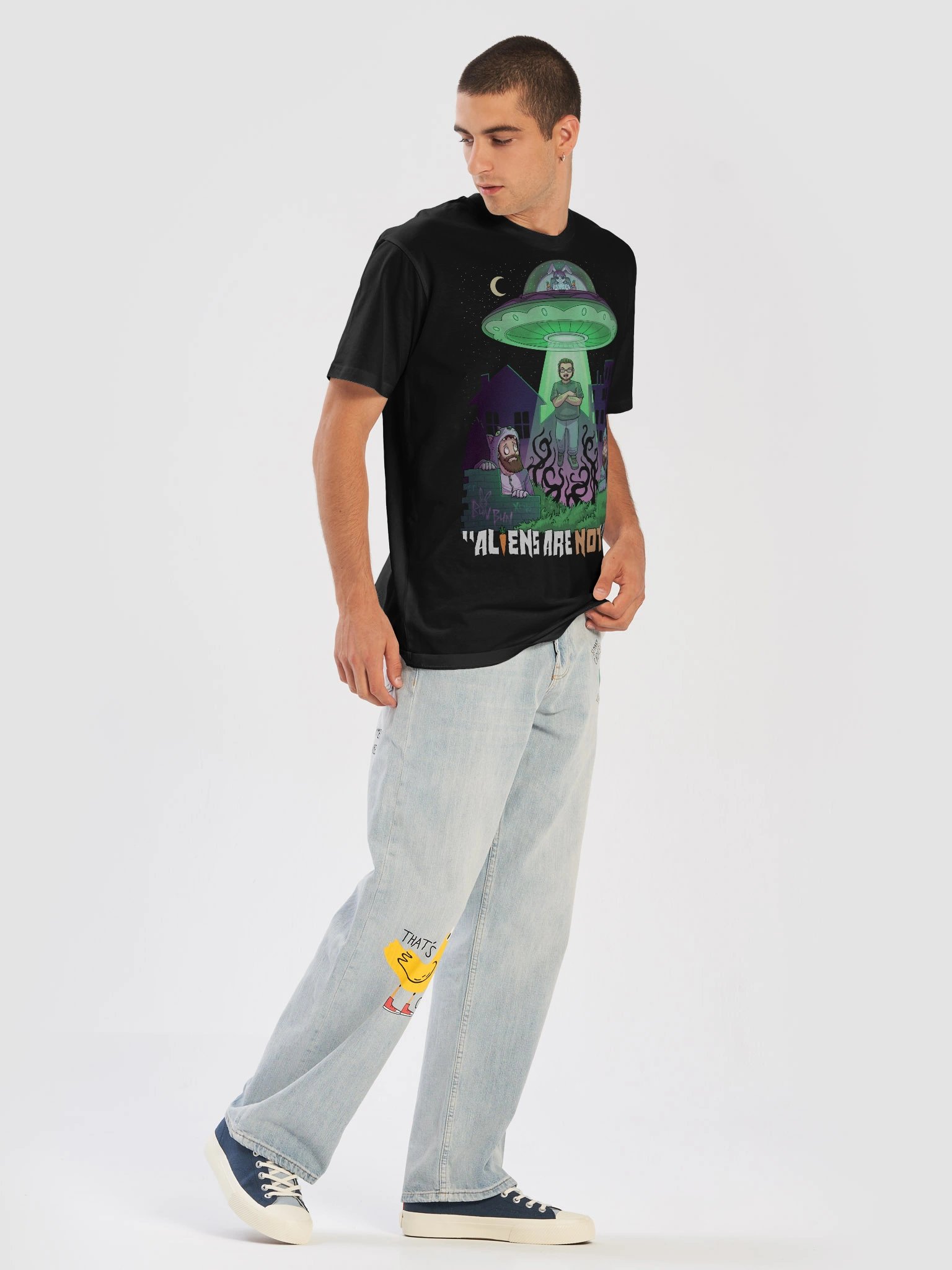 Aliens Are NOT Real T-Shirt product image (5)