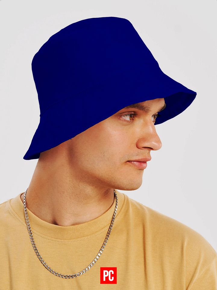 Plain Color Navy Bucket Hat product image (2)