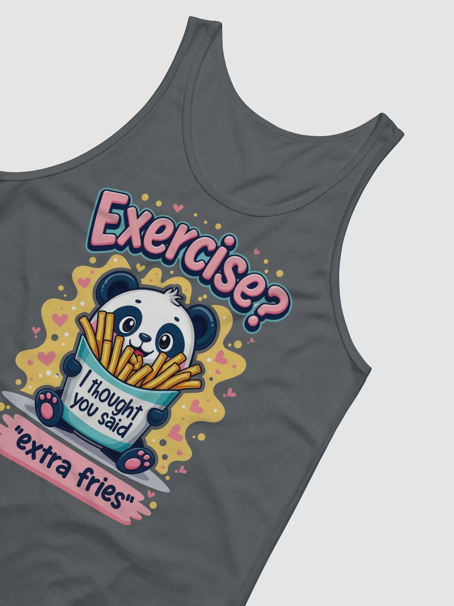 Extra Fries Panda Tank Top product image (36)