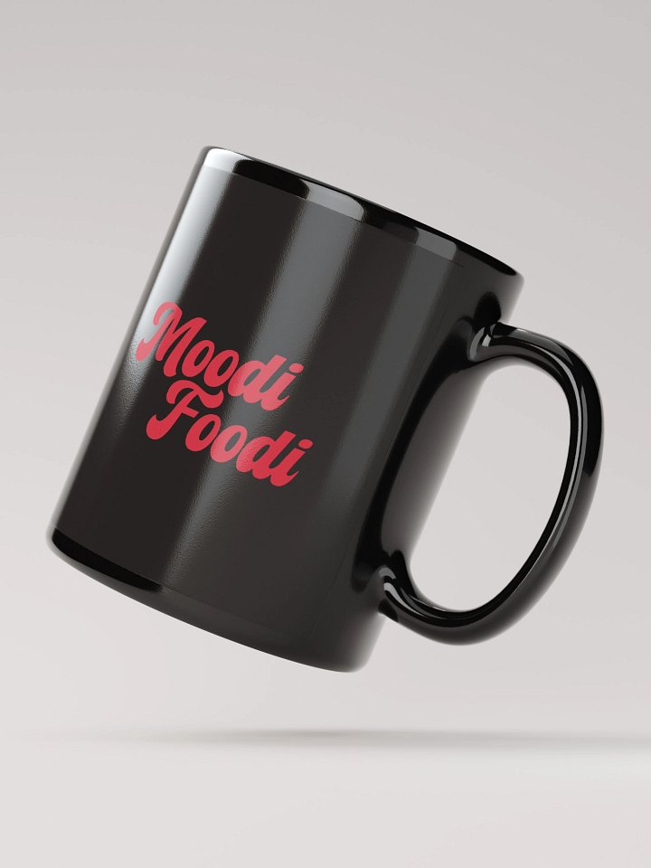 Moodi Foodi Originals Black Mug – Ketchup with Matte Center Finish product image (2)