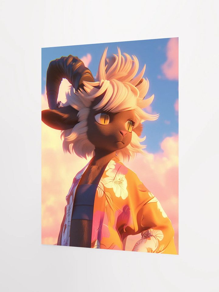 Sunrise Serenity Goat Poster product image (4)