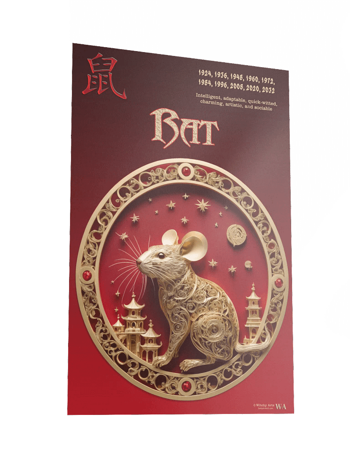 Chinese Zodiac Poster - RAT product image (5)