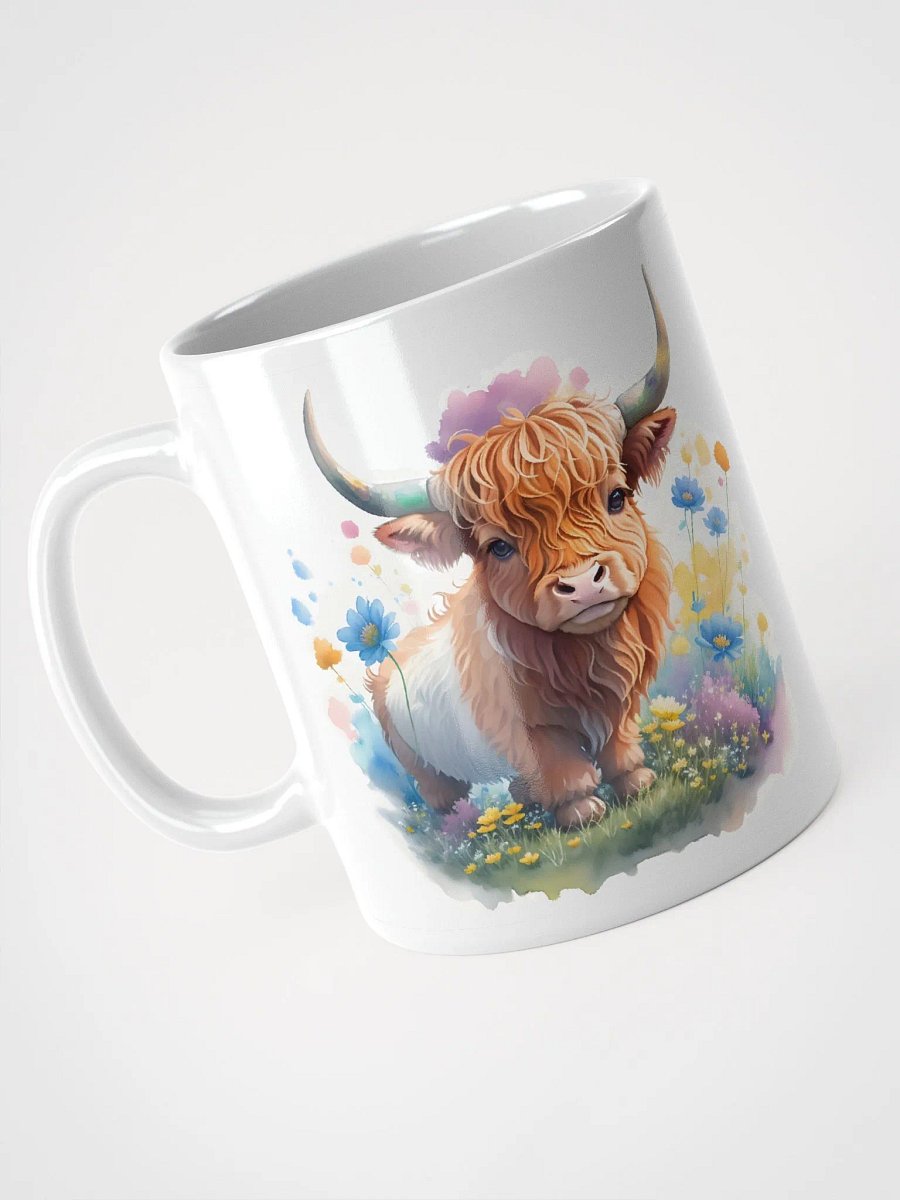 Highland Cow and Flowers Mug product image (5)