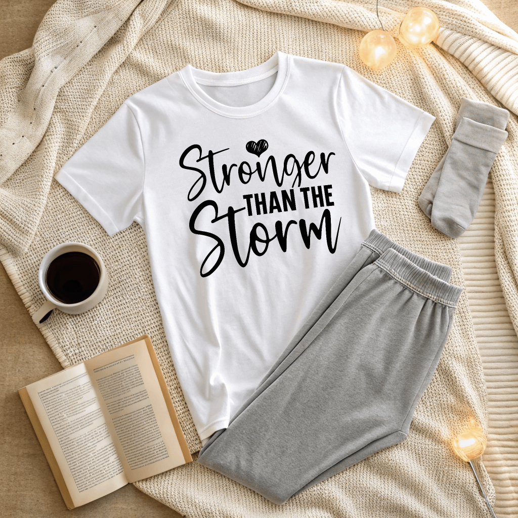 Stronger Than The Storm - Women's White T-Shirt product image (2)