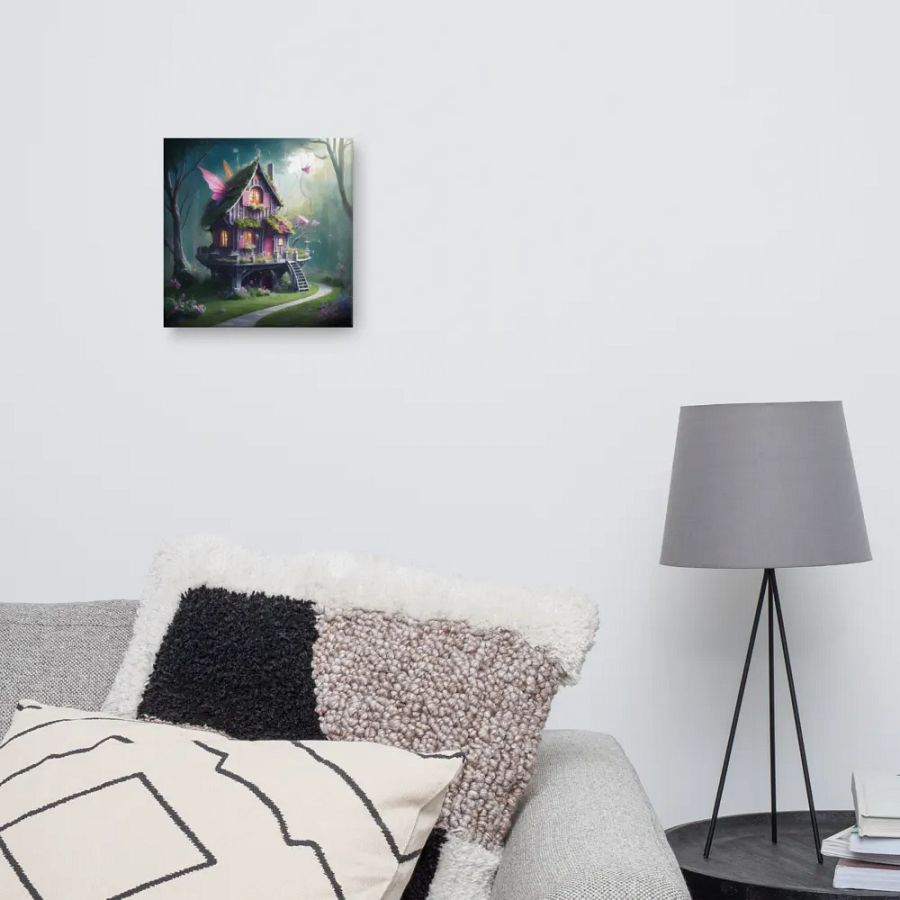 Watercolour Fairy House Art - v10 product image (10)