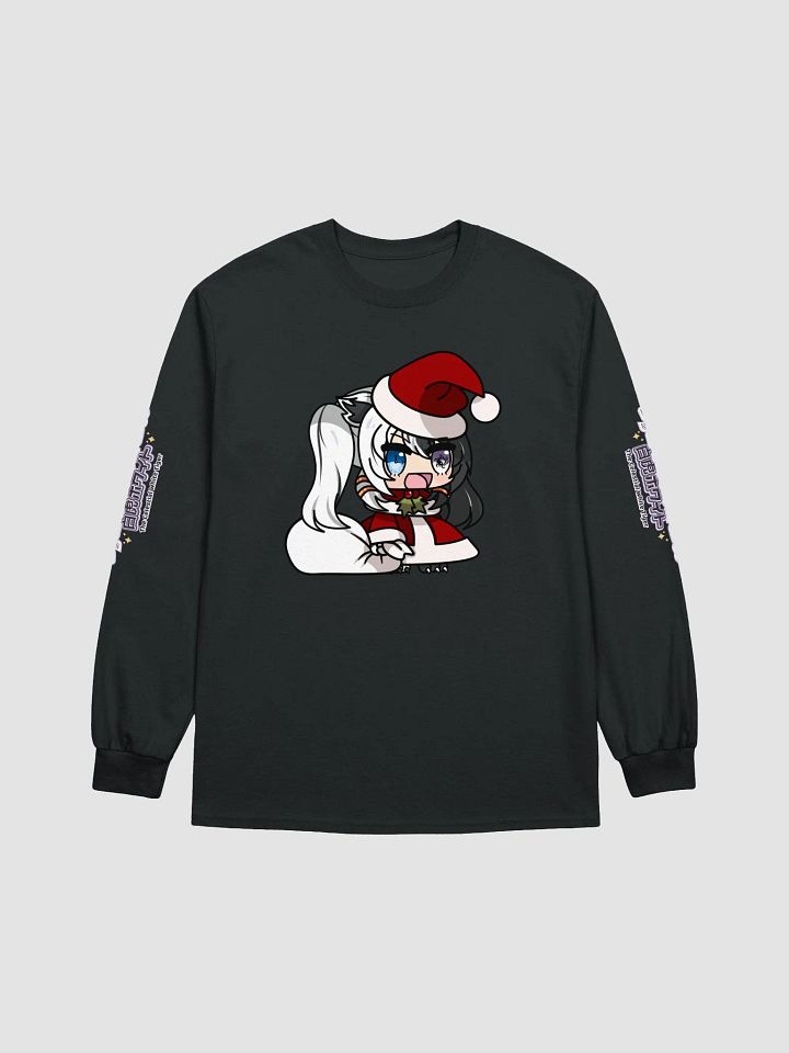 Cotton Long Sleeve T-Shirt (Unisex) - Byakko Padoru Edition product image (1)