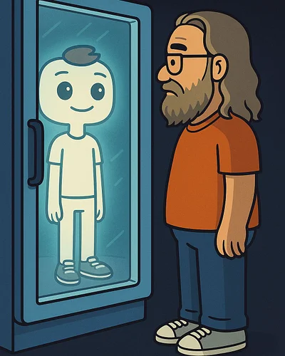 New today: “The Mirror in the Freezer Door.” The chaos was never the enemy; it was the tutorial. Metacognition is your backst...