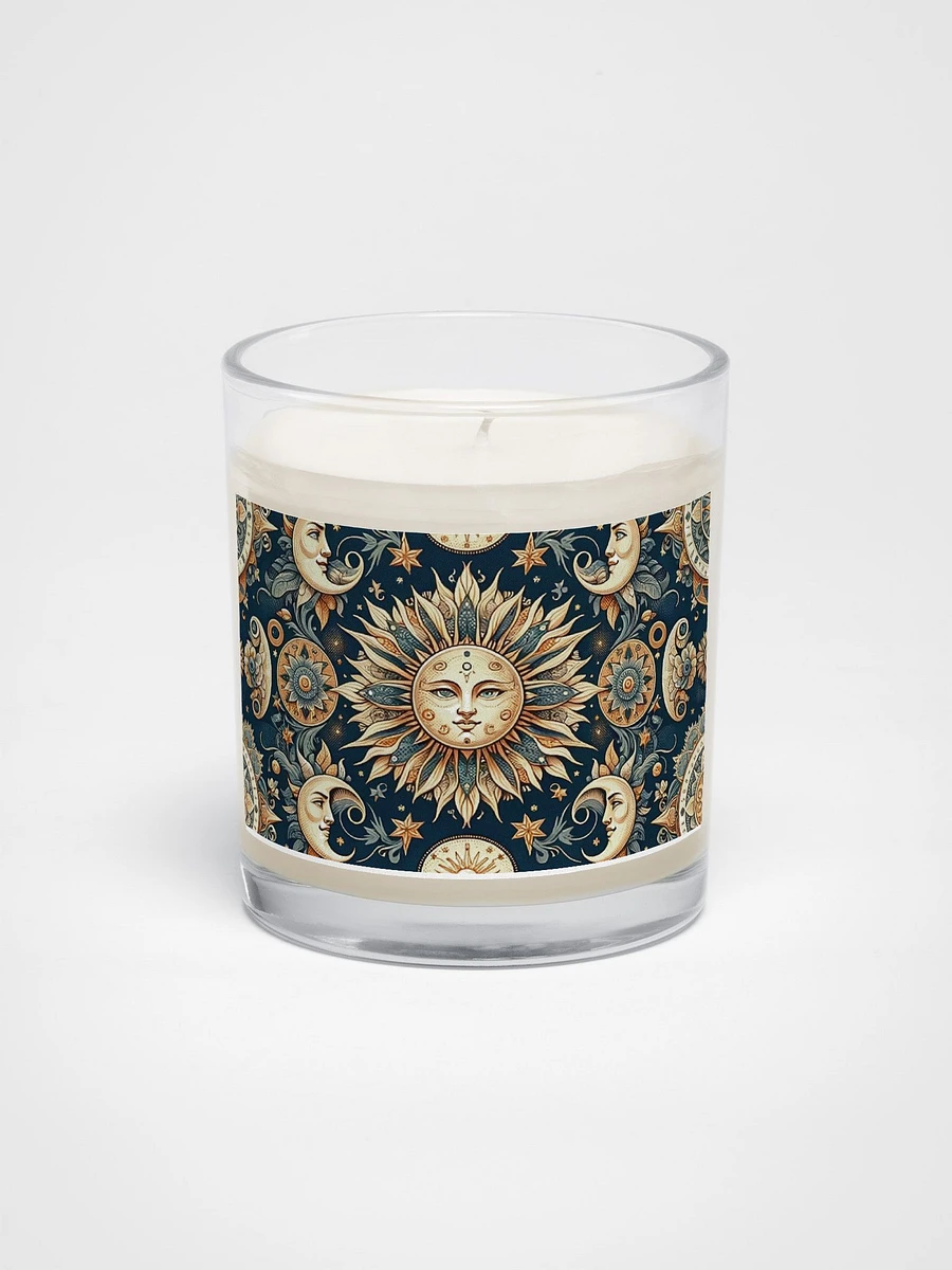 Soy Wax Candle In A Clear Glass Jar product image (1)