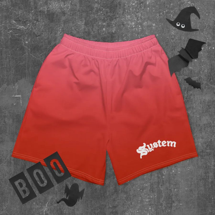 System Shorts Red product image (12)