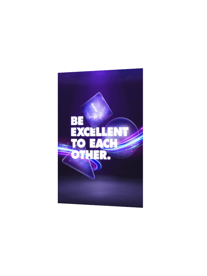 Zamn's Be Excellent Poster: Print Only product image (2)