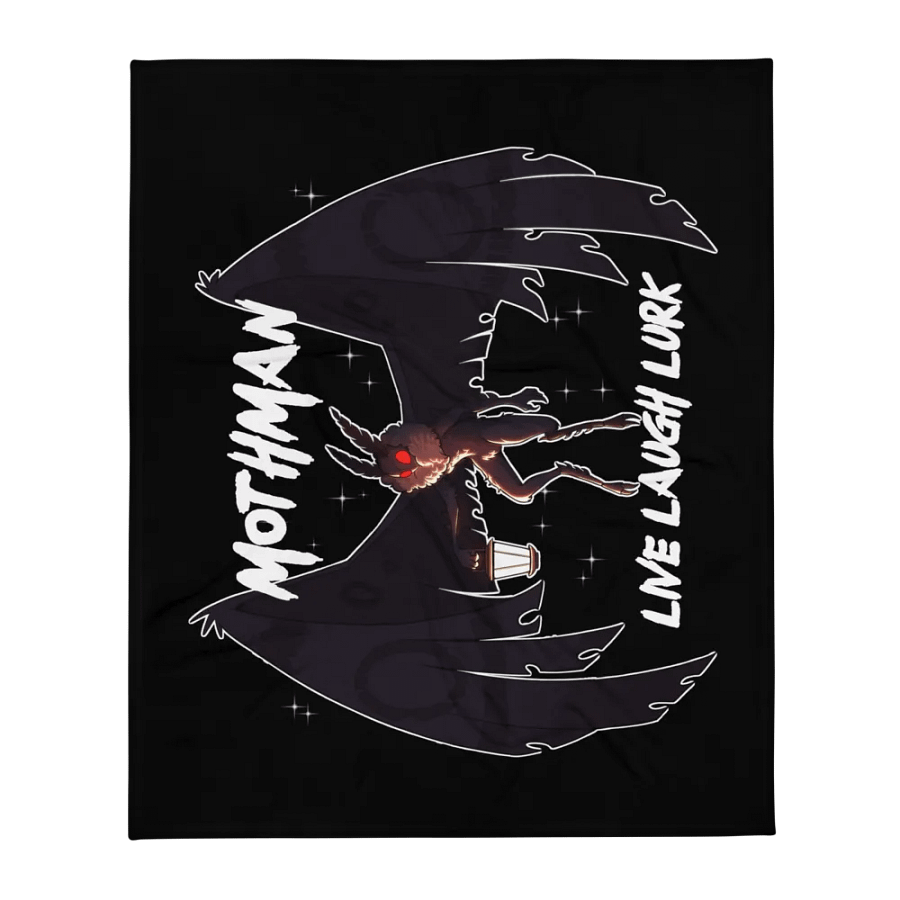 Mothman Live Laugh Lurk Blanket! product image (1)