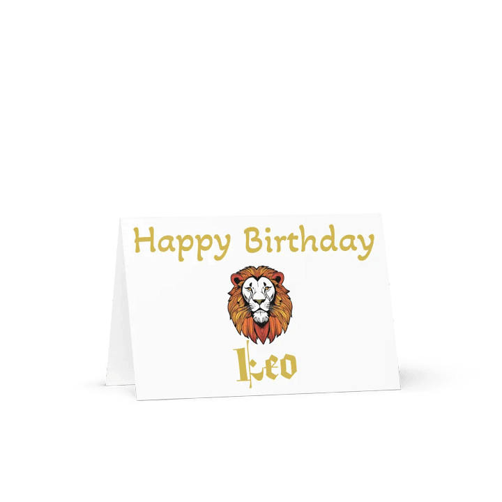 Leo's Mane Birthday Card product image (1)