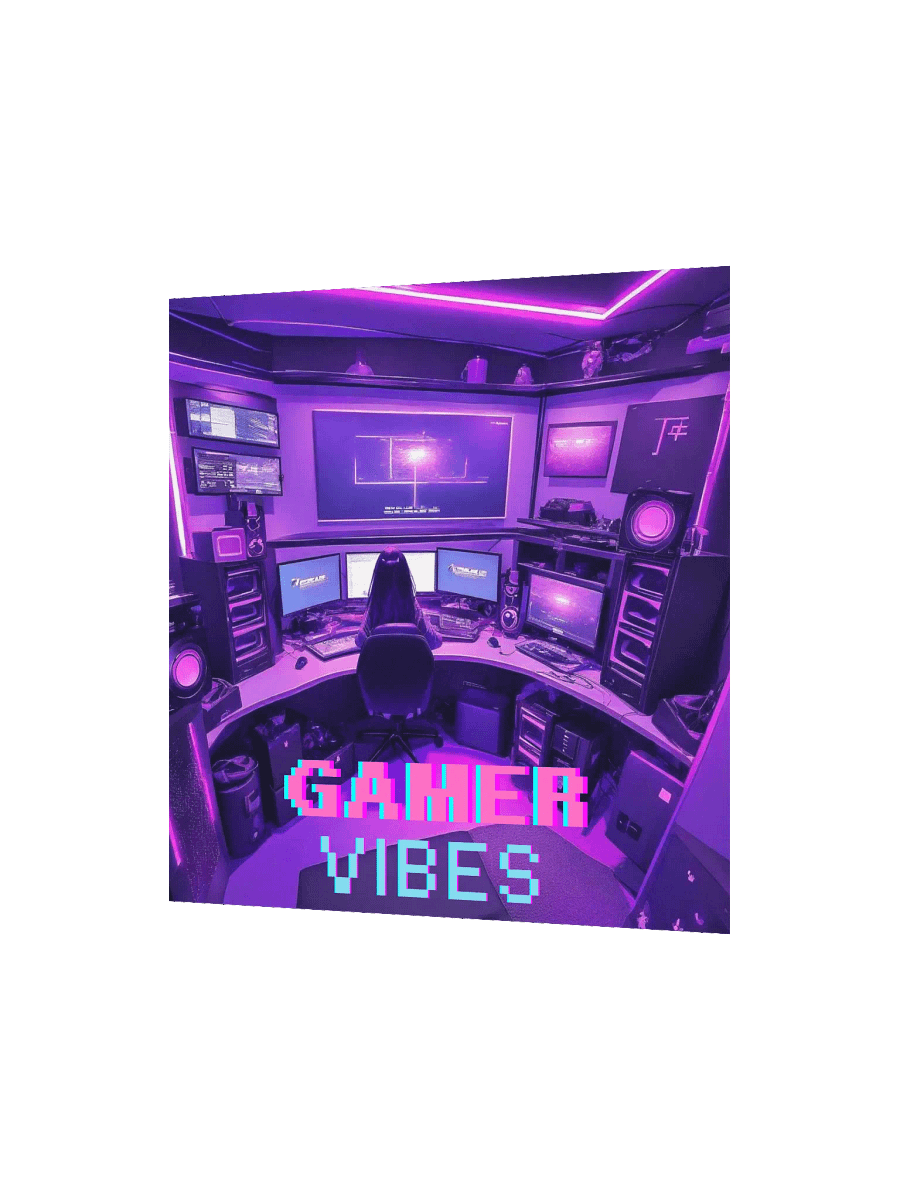 Neon Gaming Haven Poster product image (6)