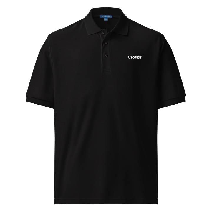 POLO SHIRT UTOPIST Black product image (1)