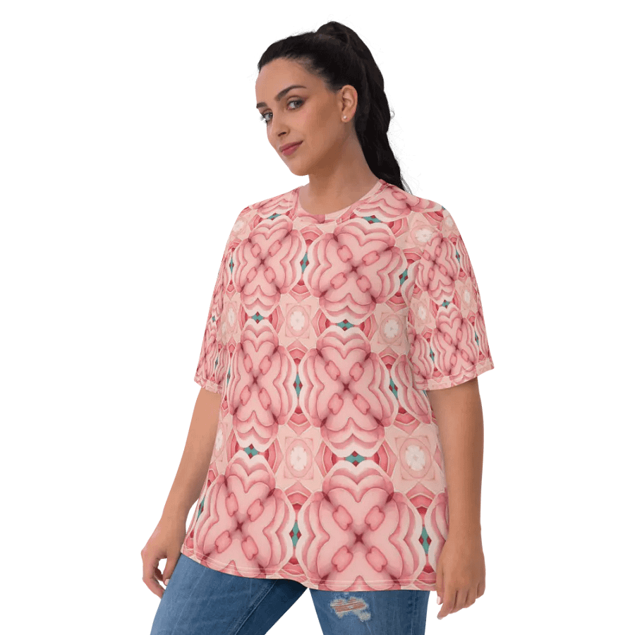 Pink Floral Fantasy Women's Tee product image (7)
