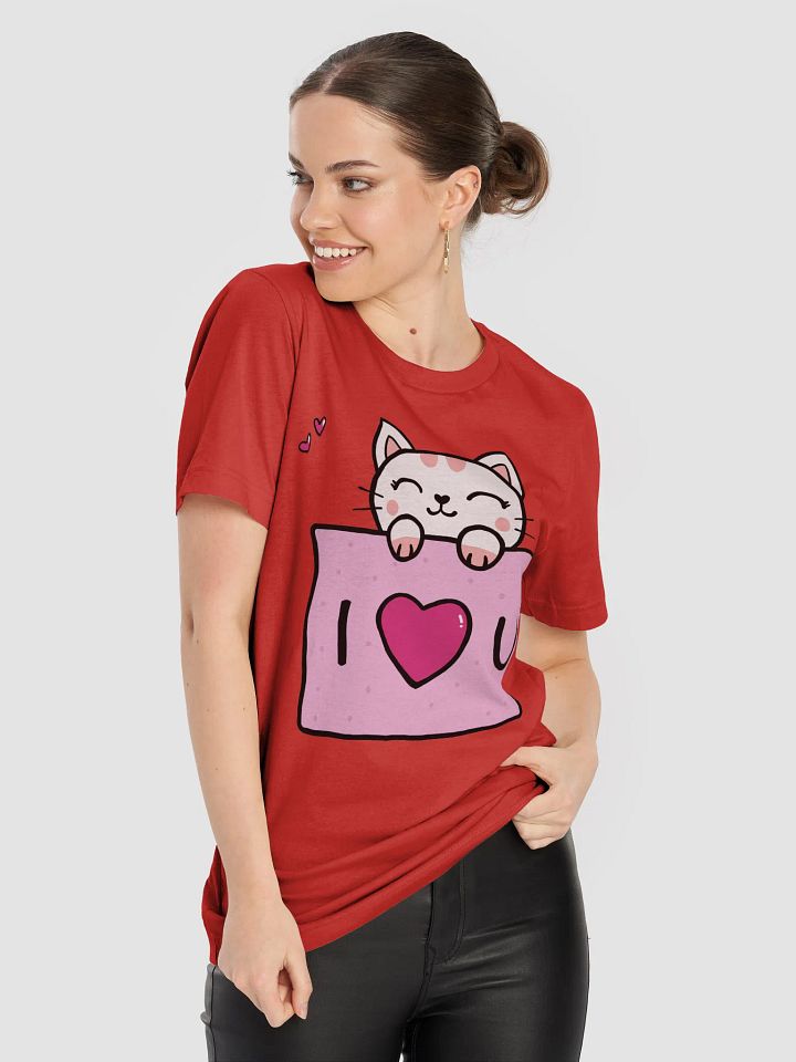 Adorable Kitty Love T-Shirt product image (2)