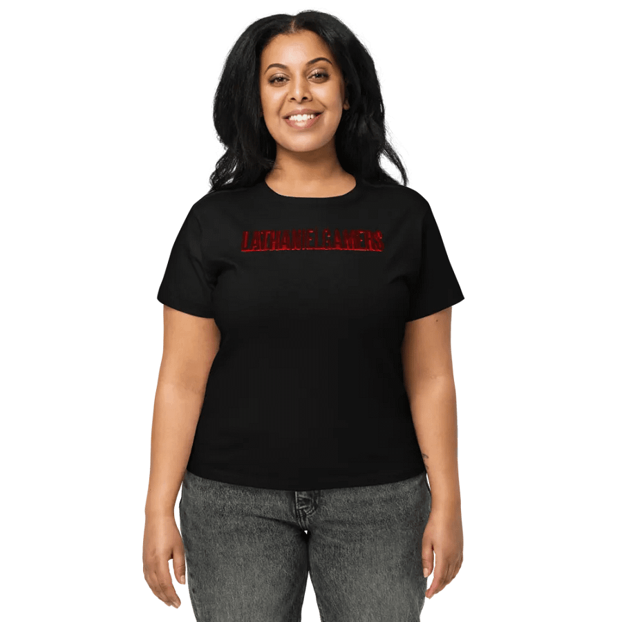 Women's High Waisted Tee Logo (lathanielgamers) product image (3)