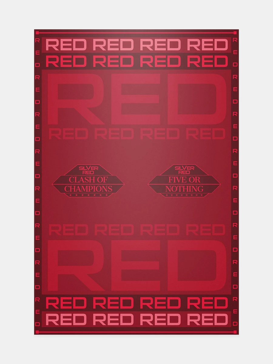 SILVER VS RED - ALL IN RED (poster) product image (1)