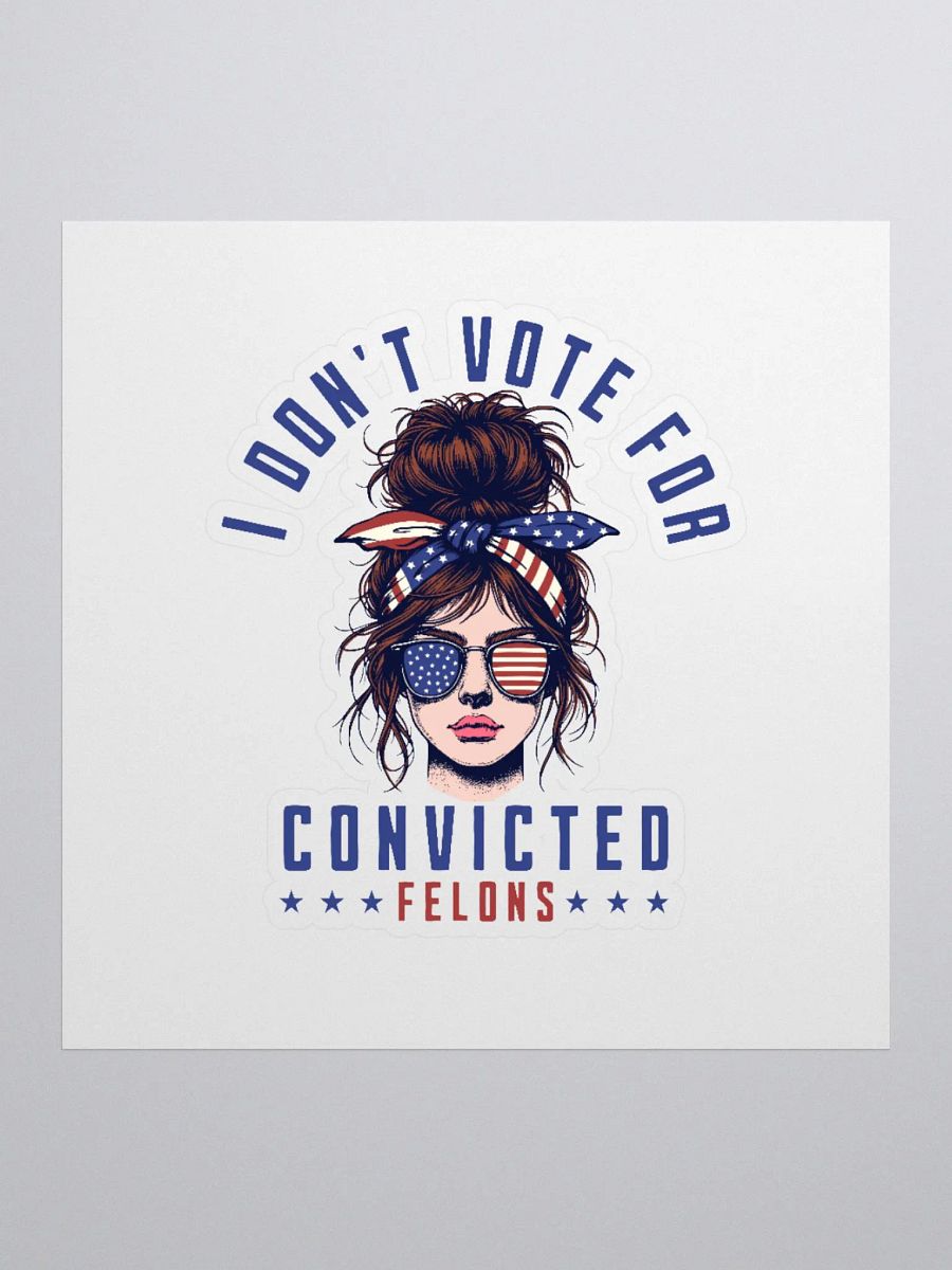 I don't vote for convicted felons product image (2)