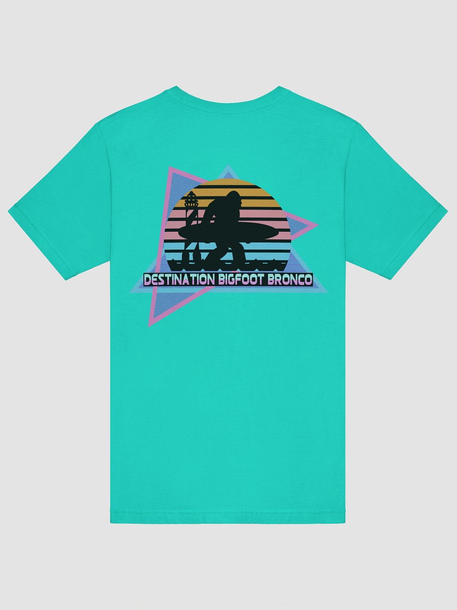Destination Bigfoot Bronco Retro-Inspired T-Shirt (Teal) product image (6)