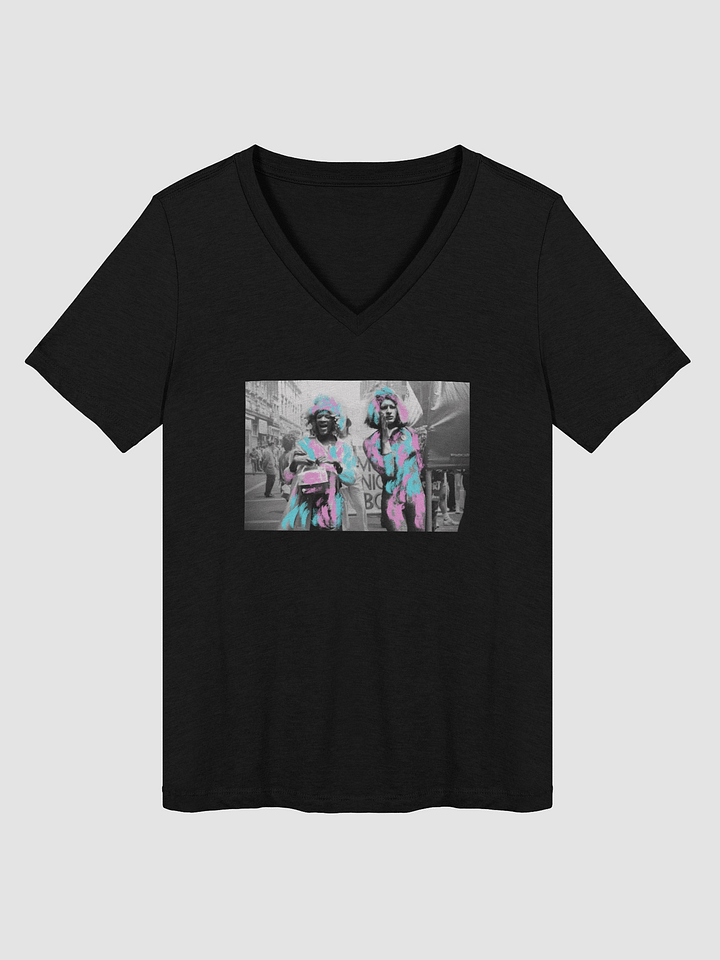 Marsha & Sylvia Relaxed V-Neck Tee product image (5)