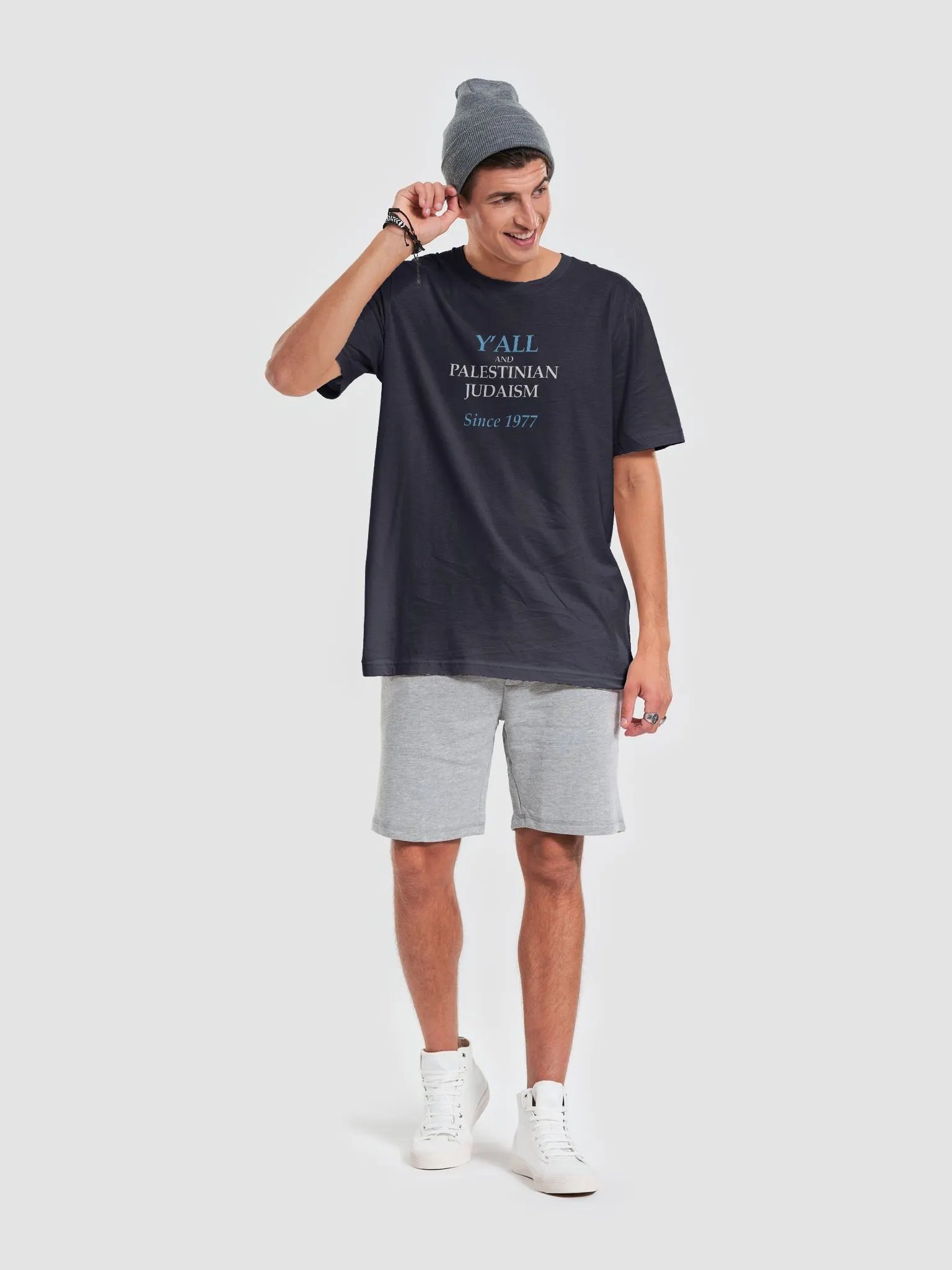Y'all and Palestinian Judaism Dark Mode Tee product image (6)