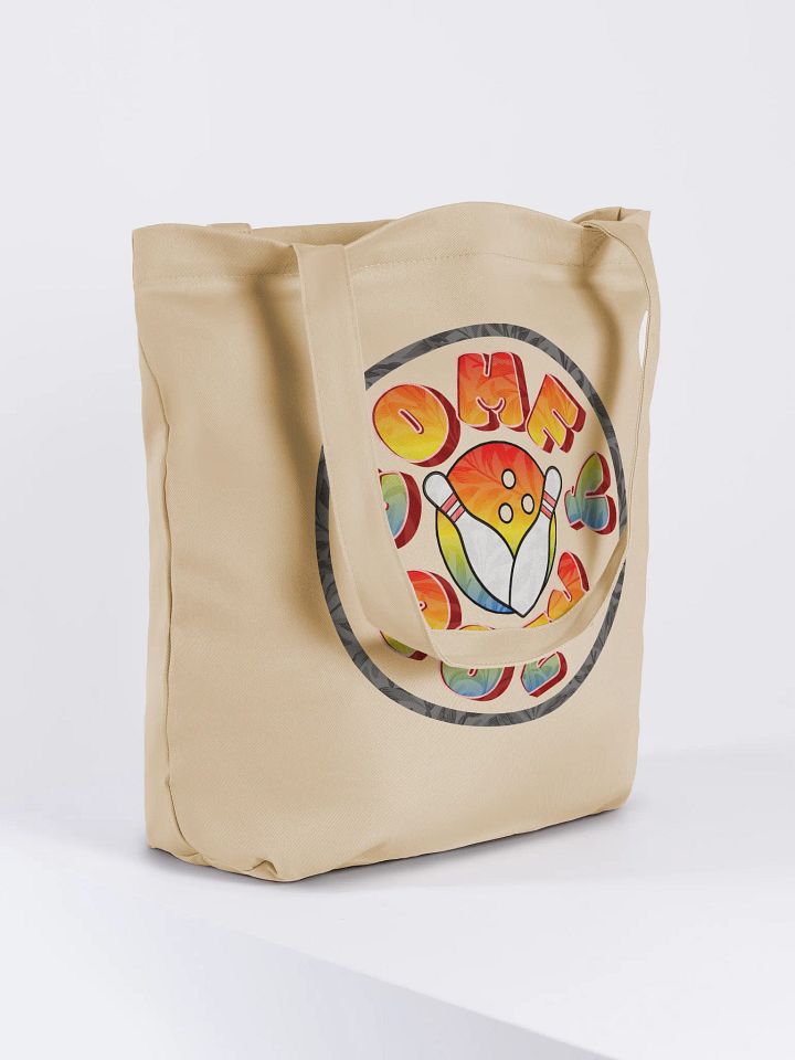 Comfy Cozy Bowling Strike Style Eco-Friendly Tote Bag product image (4)