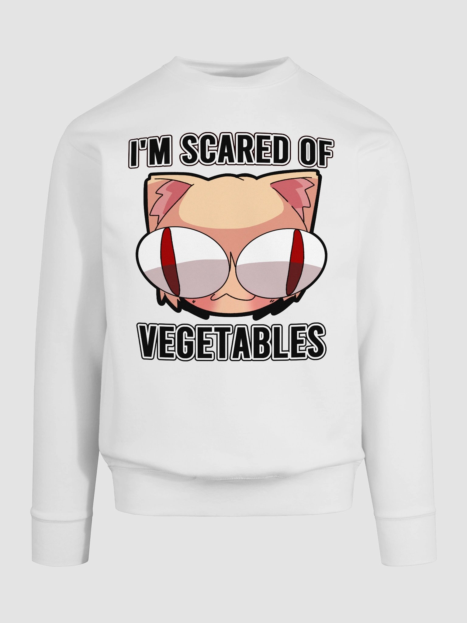 Neco Arc - I'm Scared of vegetables (Sweatshirt) product image (9)