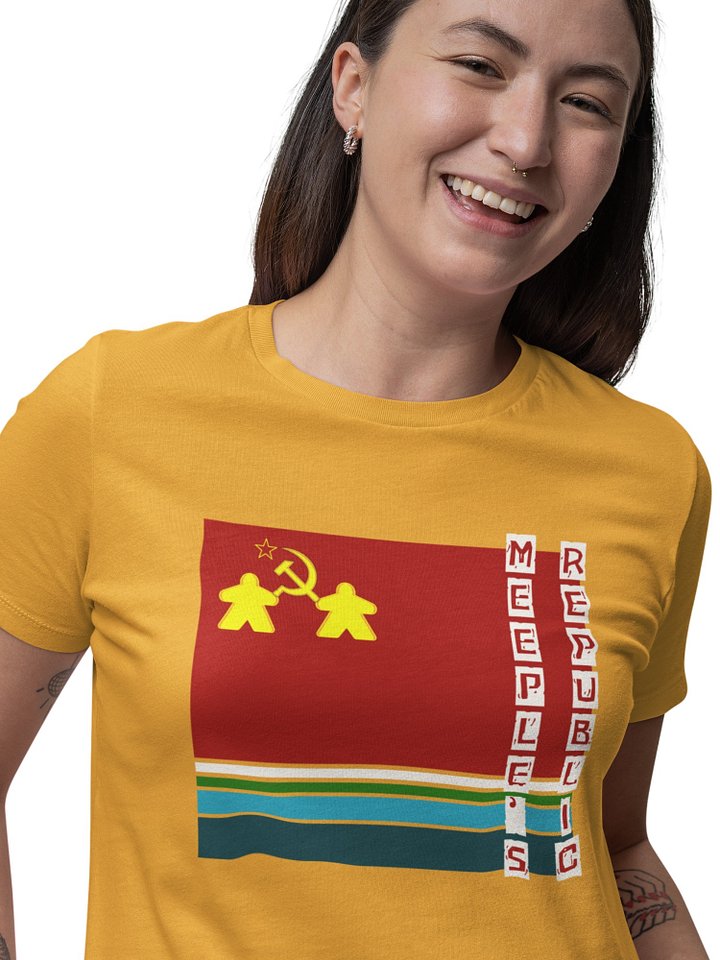 Funny Soviet Union Meeple Board Gamer Shirt, People's Republic T-shirt for Board Gamers, Meeple's Republic product image (2)