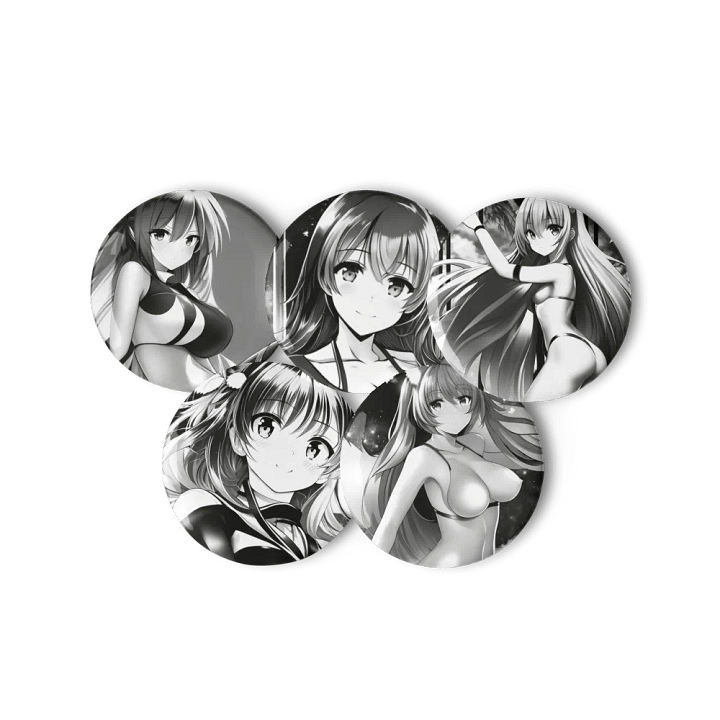 Anime Girls Pins -RFNB Original Art- product image (1)