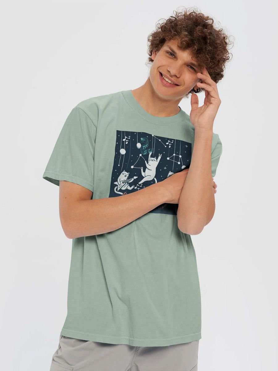 Galactic Rock Cats Heavyweight Tee product image (68)