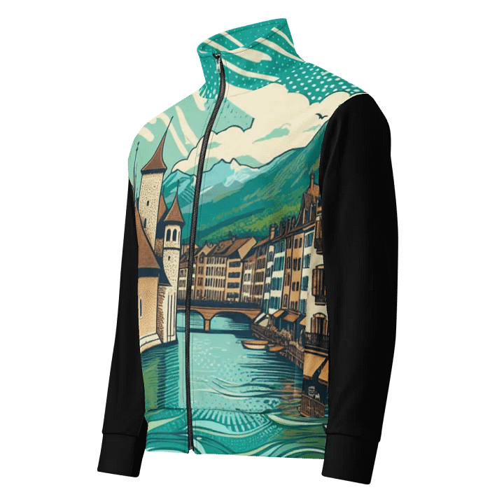 Riverside Vista Unisex Track Jacket | AI Design product image (1)