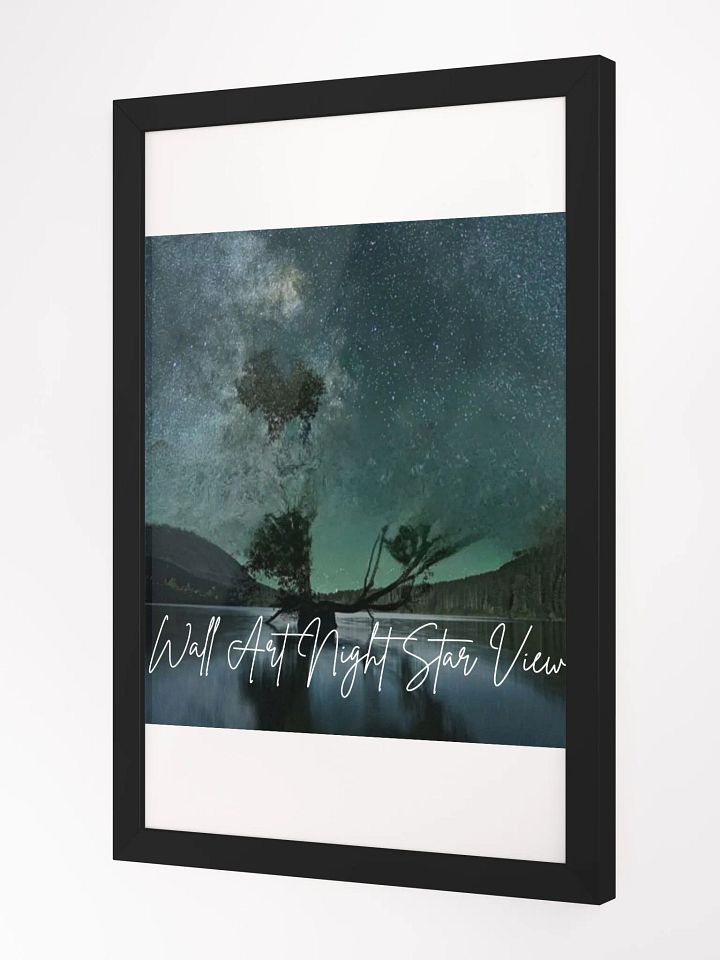 Night Stars View Framed High-Quality Matte Poster (in) product image (2)