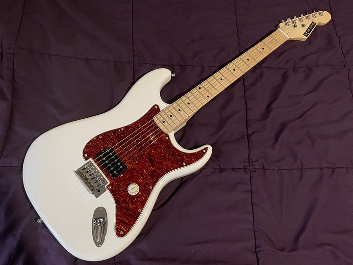 GD Guitars Super S – Arctic White | GD Pickups Gamsbucker Loaded | Vintage Meets Vicious product image (2)
