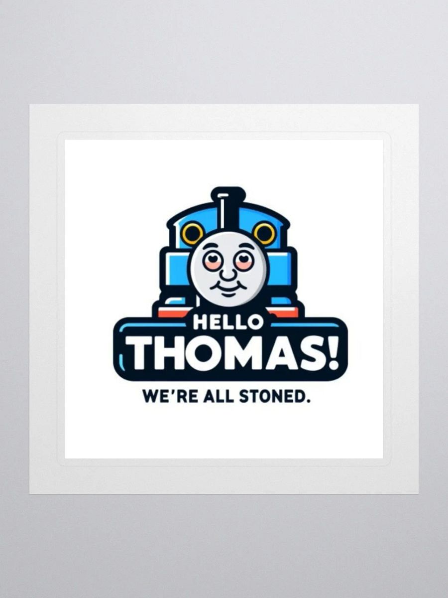 Hello Thomas Sticker product image (1)