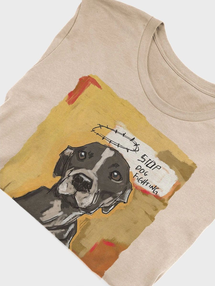 Stop Dog Fighting Bella+Canvas 3001 T-Shirt product image (3)