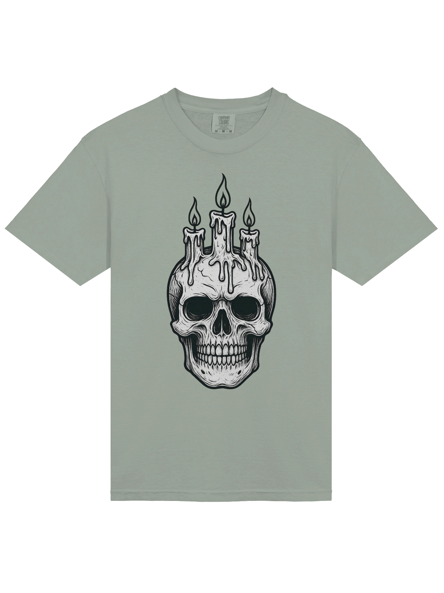 Candlelit Skull Tee – Shadows Eternal product image (3)