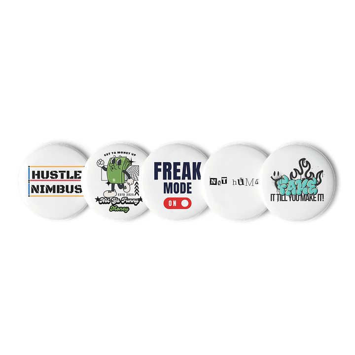 Hustle Nimbus Collection: Pin Button Set product image (1)