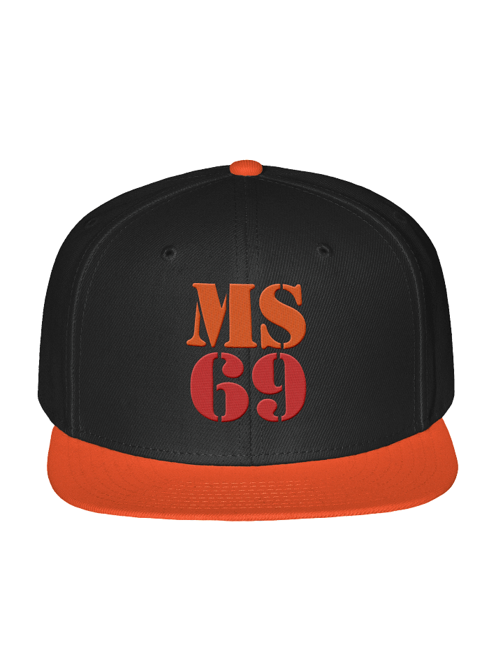 MS69 - Snapback Hat Orange/Red product image (1)