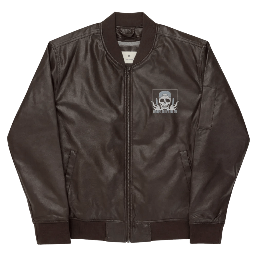 Threadfast Apparel Faux Leather Bomber Jacket (v5) product image (10)